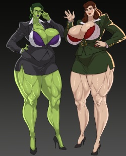 She-Hulk & Peggy Carter