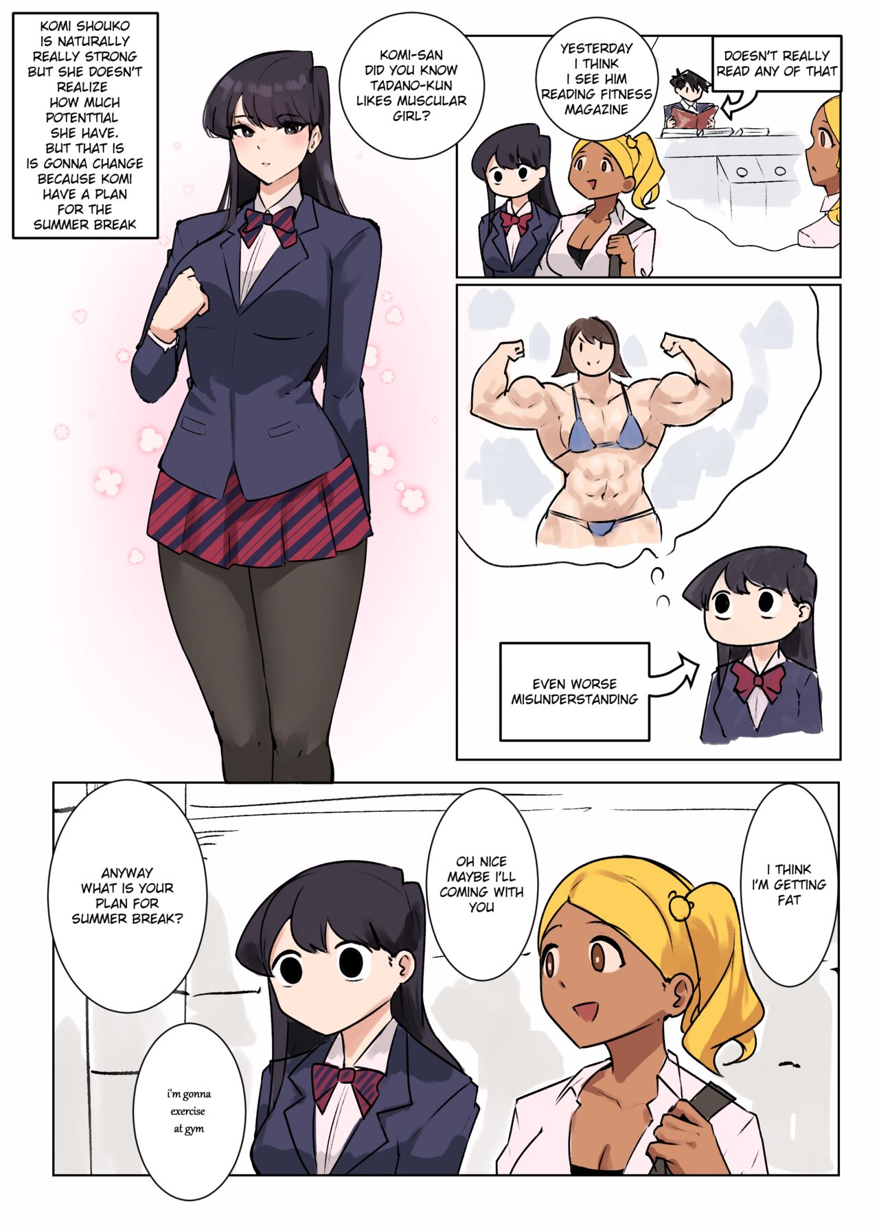 Komi Shouko Comic - Page 2 - HentaiEra