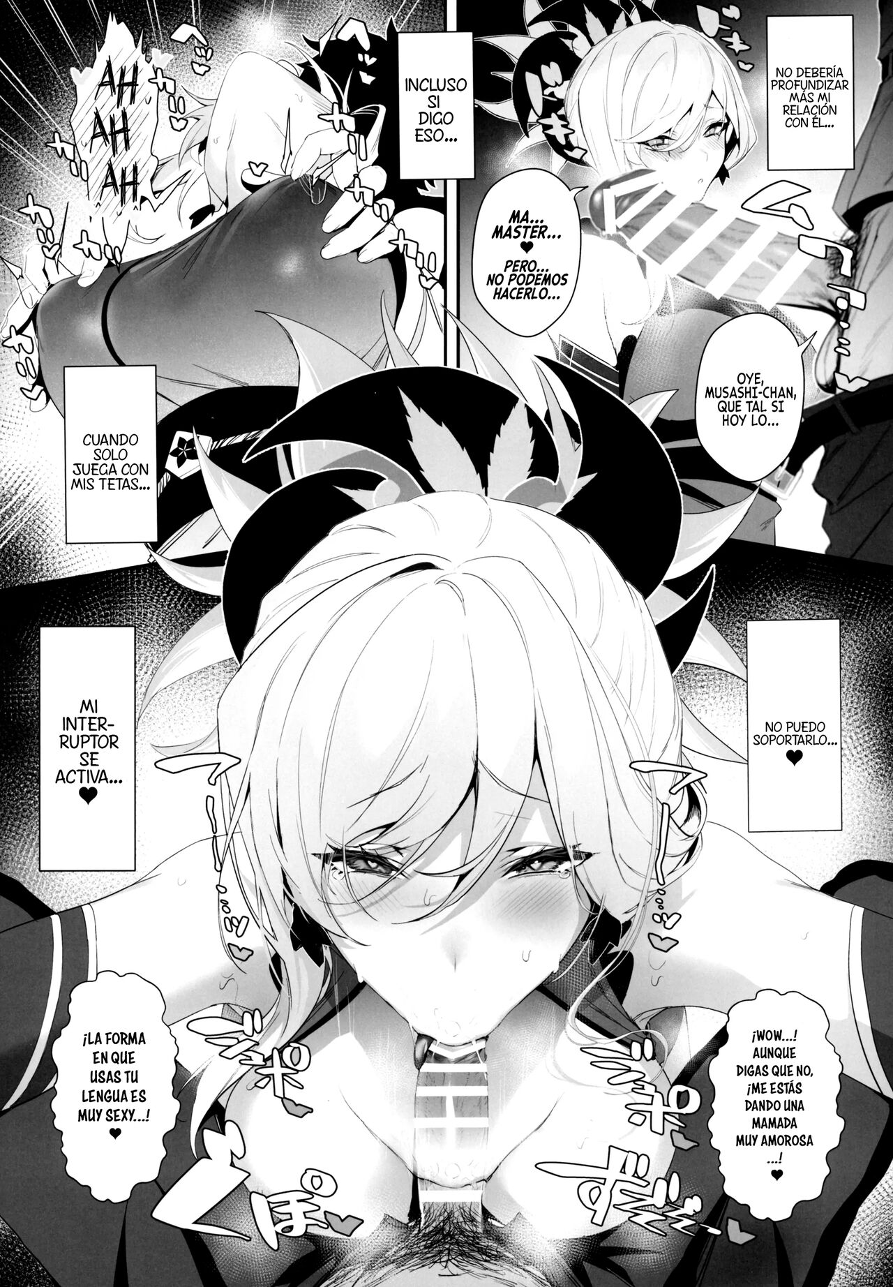 ServaLove! VOL.02 Una Enamorada Musashi-Chan Sin Experiencia Es Derrotada  Con Tortura de Pezones Y Sexo Amoroso - Page 9 - HentaiEra