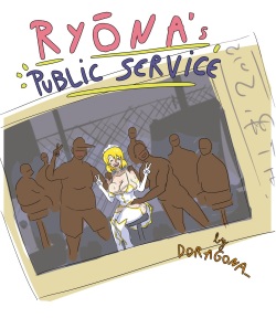 Senran Kagura RYOUNA's public service by DORAGONA_ on twitter