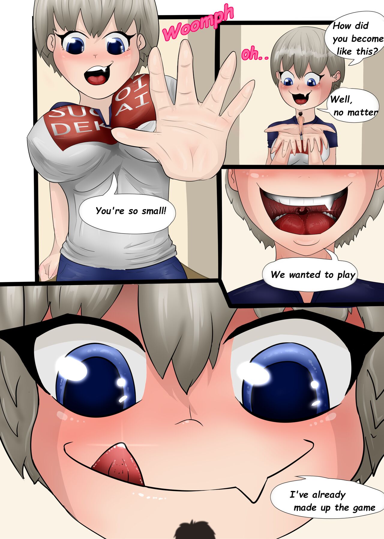 Uzaki Vore Comic - Page 2 - HentaiEra