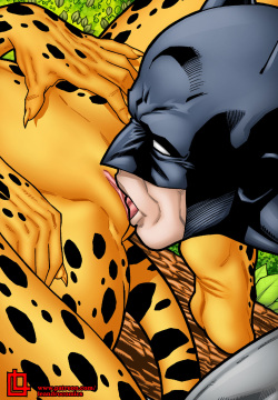 Leandro Comics: Batman has wild sex with Cheetah.