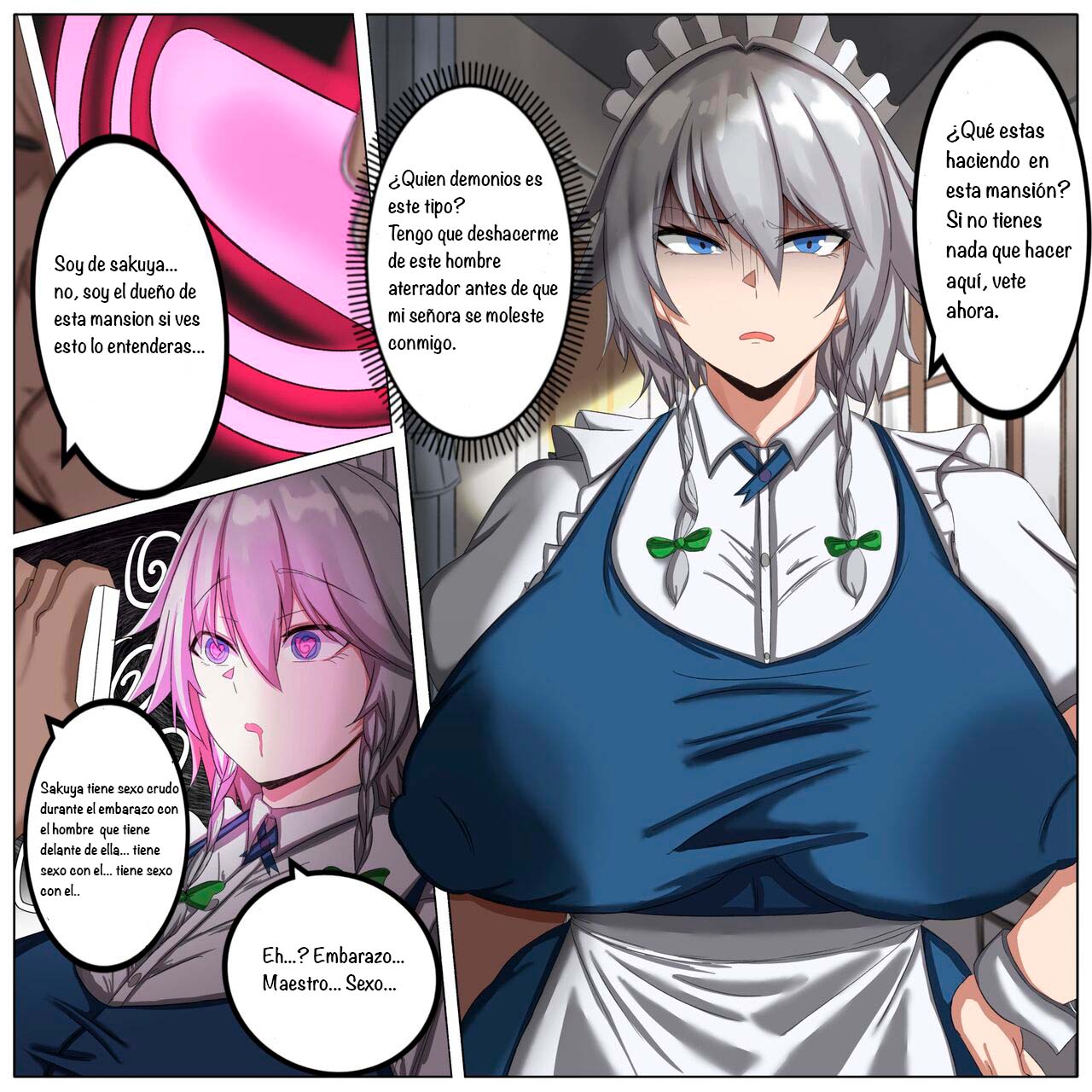 El tío de la hipnosis quiere que Sakuya quede embarazada! - Page 1 -  HentaiEra