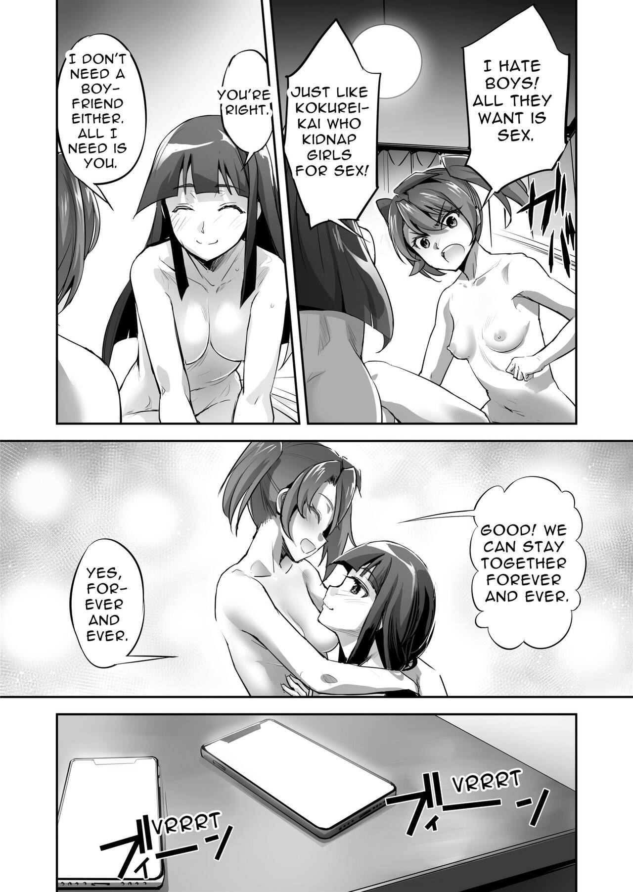 Enhyou Souki Twin Curely Yuri Heroine wa Otoko no Chinpo ni Haiboku suru  Zenpen - Page 7 - HentaiEra