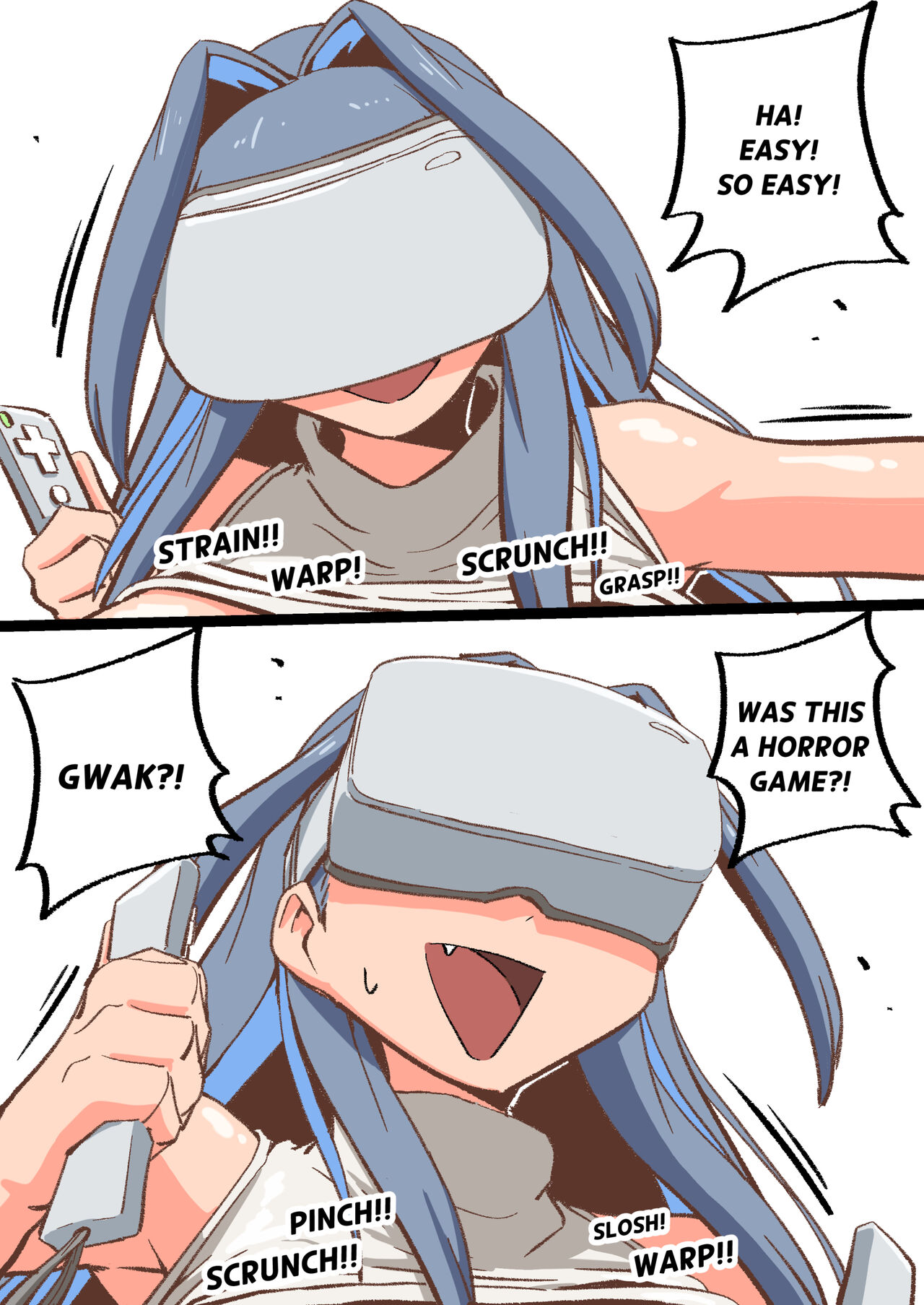 Kronii and The Cursed VR Device - Page 2 - HentaiEra