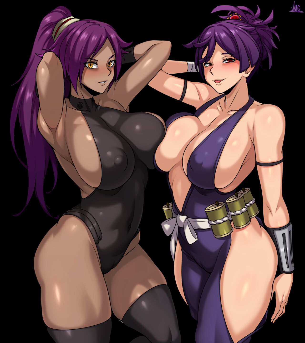 Yoruichi & Yuzuriha - Page 9 - HentaiEra
