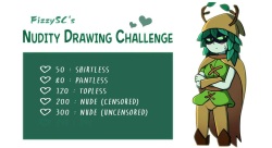 Nudity Drawing Challenge 1, 2, & 3