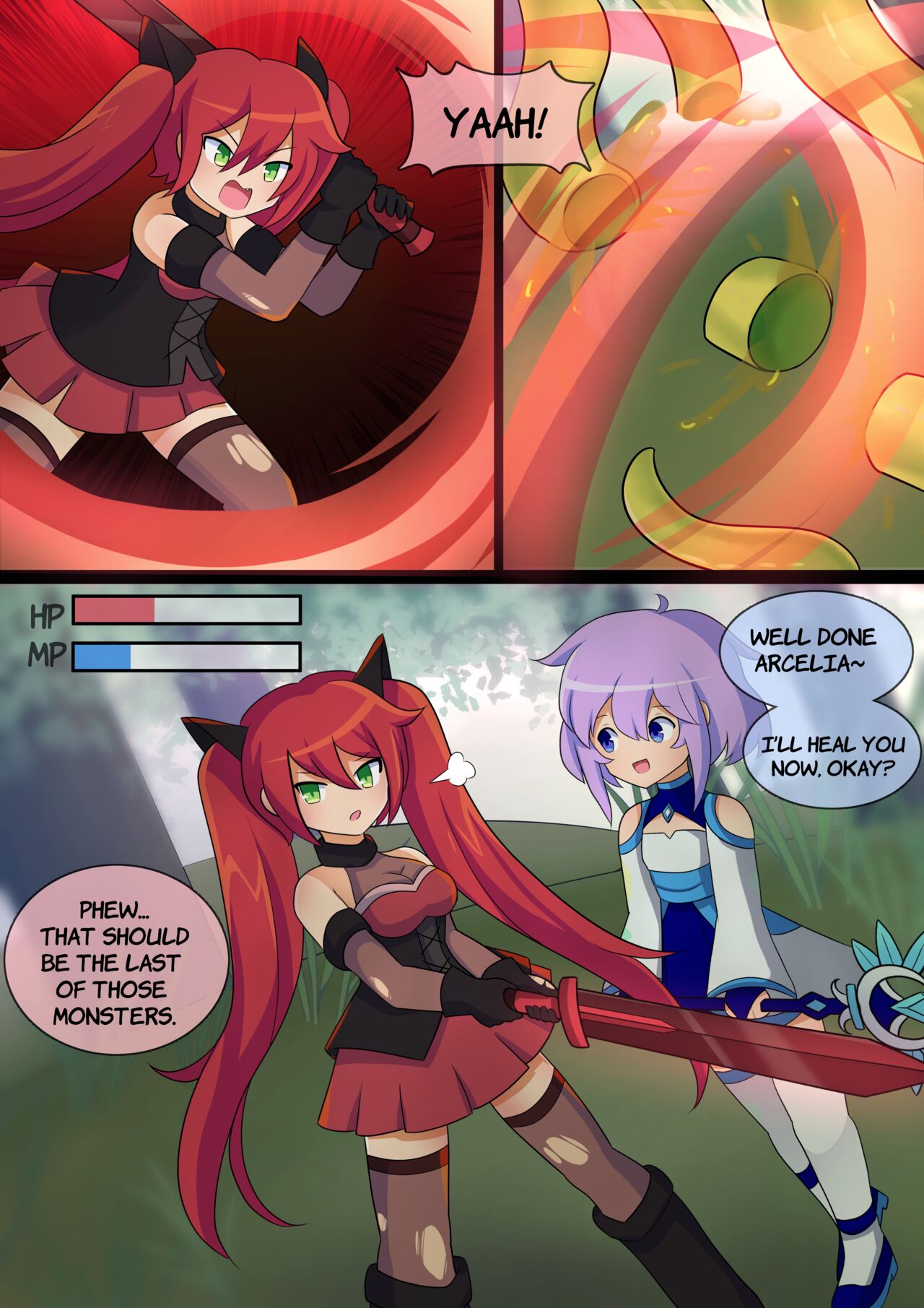 Femboy Mage Espen VS Suction Worm - Page 2 - HentaiEra