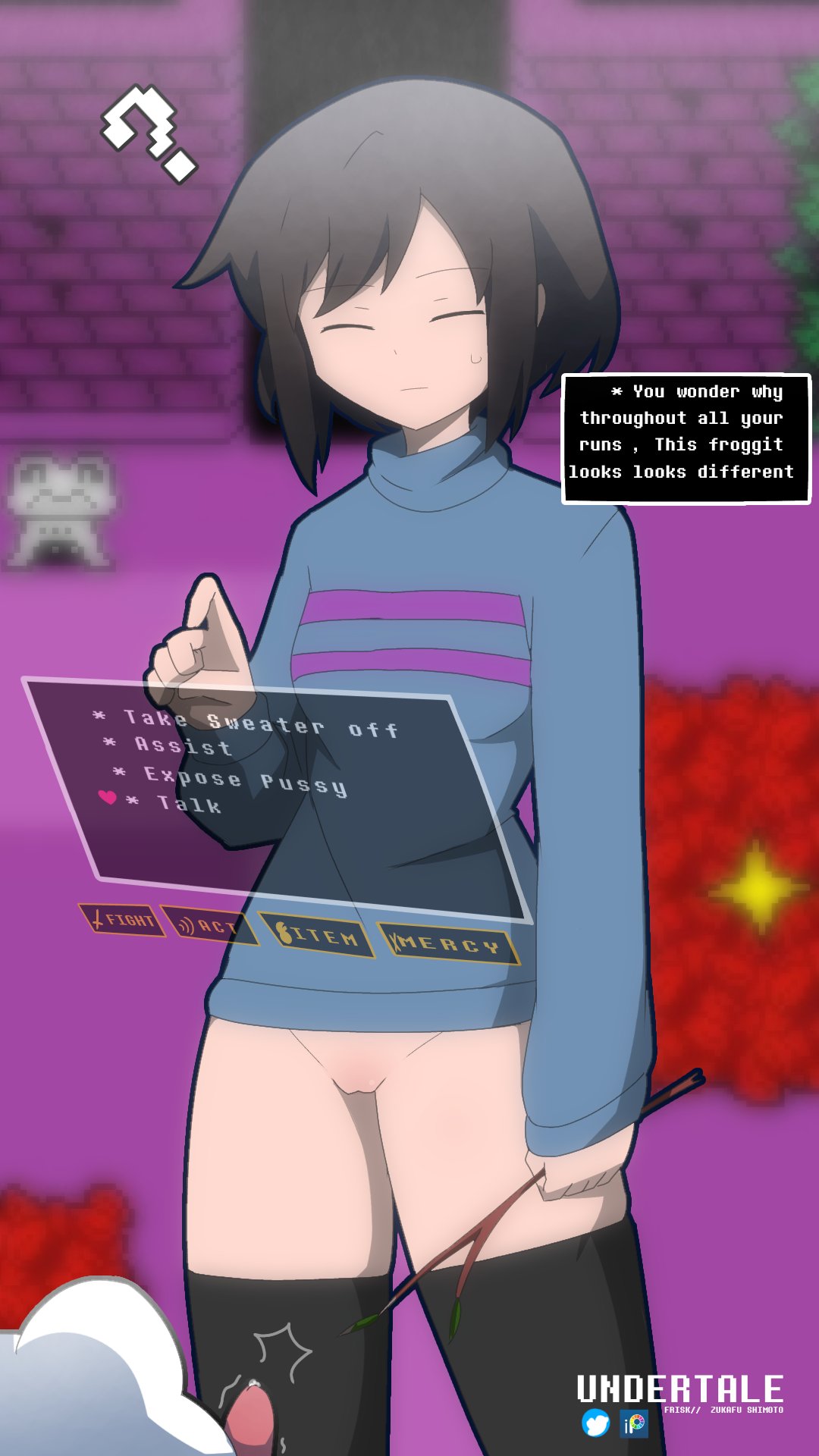 Frisks Bottomless Run - Page 1 - HentaiEra