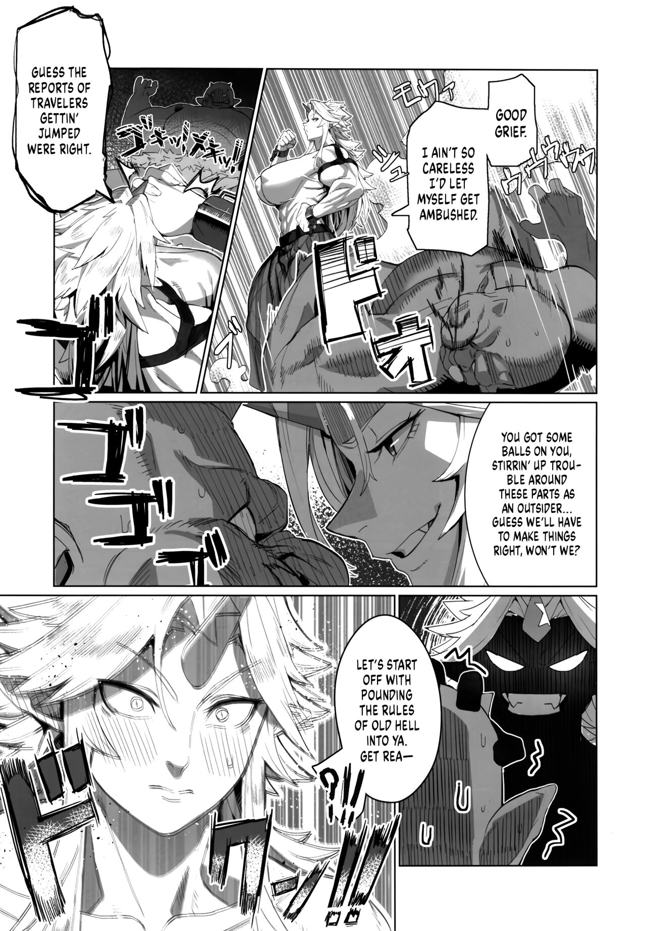 Yuugi Nee-san to Ork ga Kunzu Hoguretsu | Yuugi and an Orc Locked in Battle  - Page 6 - HentaiEra