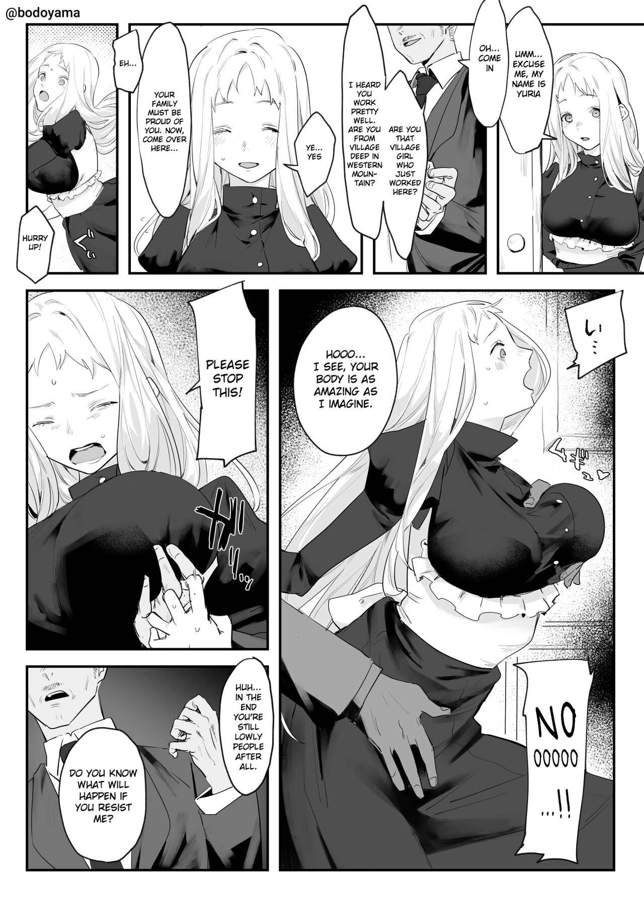 A story about a country girl who dreams of living in the city and starts  working as a maid, but trapped by a feudal lord instead. - Page 2 -  HentaiEra