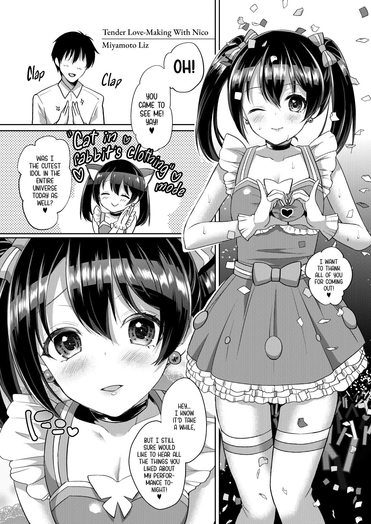 Nico to Icha Love Ecchi | Tender Love-Making with Nico - Page 1 - HentaiEra