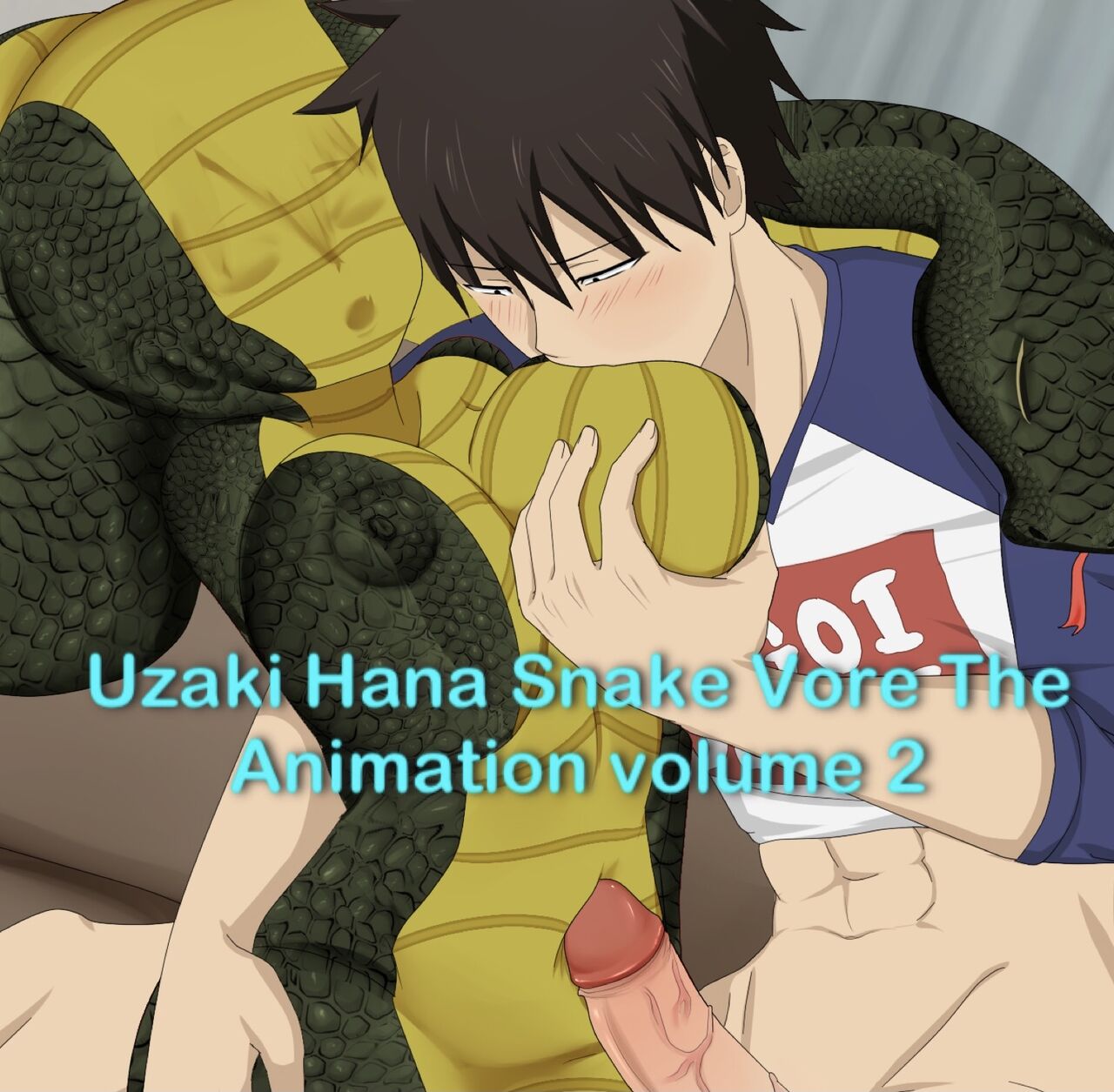 Uzaki Hana snake vore the animation volume 2 - Page 1 - HentaiEra