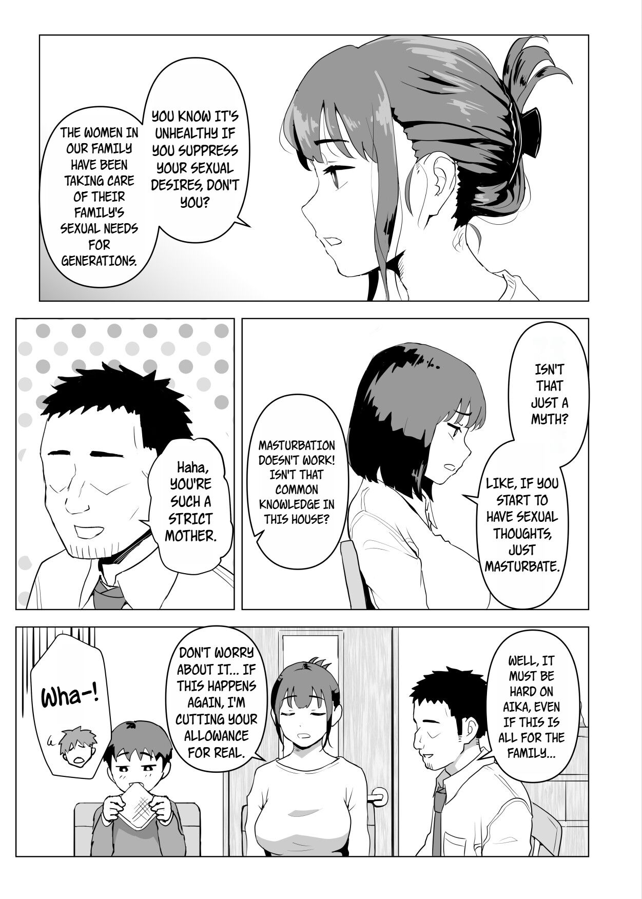 Uchi de wa Kazoku Sex wa Joushiki Rashii | In My House, Family Sex Is the  Norm - Page 8 - HentaiEra